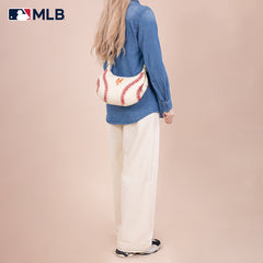 MLB-MT101  MLB New York Mets Team Hobo Bag/Shoulder Bag