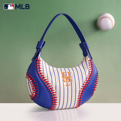 MLB-MT101  MLB New York Mets Team Hobo Bag/Shoulder Bag