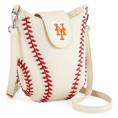 MLB-MT105    MLB New York Mets Team Baseball Stitch Crossbody