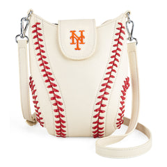 MLB-MT105    MLB New York Mets Team Baseball Stitch Crossbody