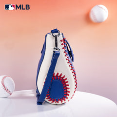 MLB-MT105    MLB New York Mets Team Baseball Stitch Crossbody