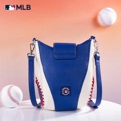 MLB-MT105    MLB New York Mets Team Baseball Stitch Crossbody