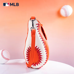 MLB-MT105    MLB New York Mets Team Baseball Stitch Crossbody