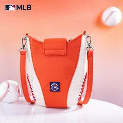 MLB-MT105    MLB New York Mets Team Baseball Stitch Crossbody