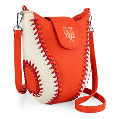 MLB-MT105    MLB New York Mets Team Baseball Stitch Crossbody