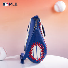 MLB-MT105    MLB New York Mets Team Baseball Stitch Crossbody