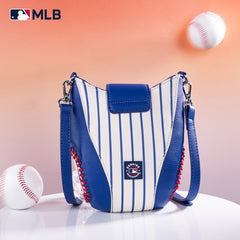 MLB-MT105    MLB New York Mets Team Baseball Stitch Crossbody