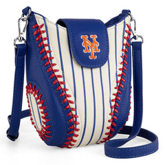 MLB-MT105    MLB New York Mets Team Baseball Stitch Crossbody