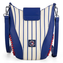 MLB-MT105    MLB New York Mets Team Baseball Stitch Crossbody