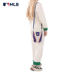 MLB-MT105    MLB New York Mets Team Baseball Stitch Crossbody