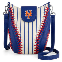 MLB-MT105    MLB New York Mets Team Baseball Stitch Crossbody