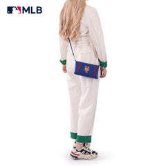 MLB-MT106  MLB New York Mets Team Bi-Fold Clutch/Crossbody