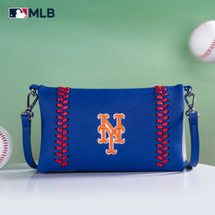 MLB-MT106  MLB New York Mets Team Bi-Fold Clutch/Crossbody