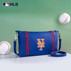 MLB-MT106  MLB New York Mets Team Bi-Fold Clutch/Crossbody