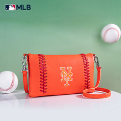 MLB-MT106  MLB New York Mets Team Bi-Fold Clutch/Crossbody