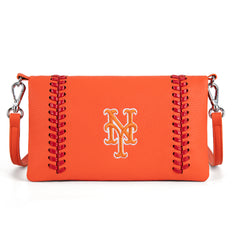 MLB-MT106  MLB New York Mets Team Bi-Fold Clutch/Crossbody