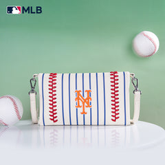 MLB-MT106  MLB New York Mets Team Bi-Fold Clutch/Crossbody