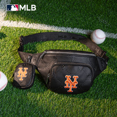 MLB-MT20-320  MLB  New York Mets Team Fanny Pack Belt Sling Bag