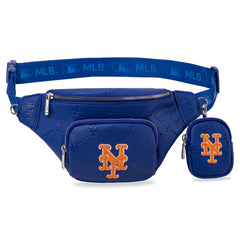 MLB-MT20-320  MLB  New York Mets Team Fanny Pack Belt Sling Bag