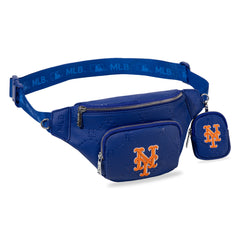 MLB-MT20-320  MLB  New York Mets Team Fanny Pack Belt Sling Bag