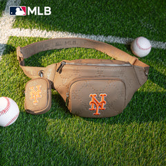 MLB-MT20-320  MLB  New York Mets Team Fanny Pack Belt Sling Bag