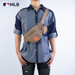 MLB-MT20-320  MLB  New York Mets Team Fanny Pack Belt Sling Bag