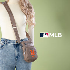 MLB-MT25-325  MLB  New York Mets Team  Shoulder Bag/ Crossbody Bag