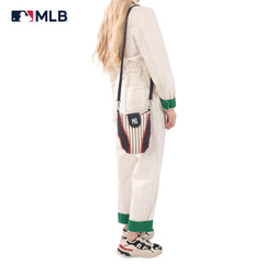 MLB-NY105   MLB New York Yankees Team  Baseball Stitch Crossbody - Stripe