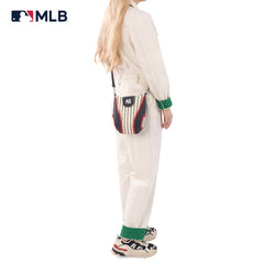 MLB-NY105   MLB New York Yankees Team  Baseball Stitch Crossbody - Stripe