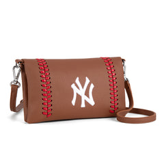 MLB-NY106 MLB New York Yankees Team Bi-Fold Clutch/Crossbody