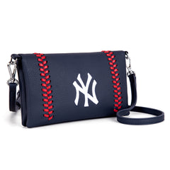 MLB-NY106 MLB New York Yankees Team Bi-Fold Clutch/Crossbody