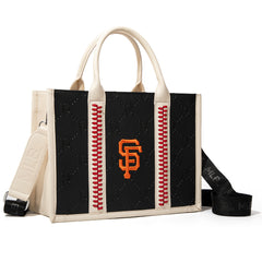 MLB-SF100-100   MLB San Francisco Giants Team Whipstitch Tote/Crossbody