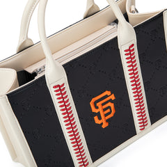 MLB-SF100-100   MLB San Francisco Giants Team Whipstitch Tote/Crossbody