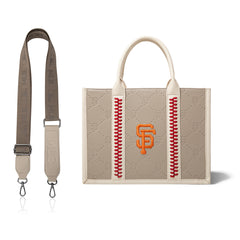 MLB-SF100-100   MLB San Francisco Giants Team Whipstitch Tote/Crossbody