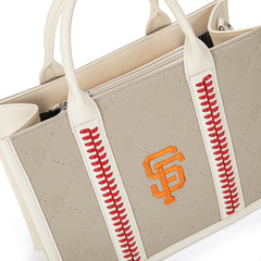 MLB-SF100-100   MLB San Francisco Giants Team Whipstitch Tote/Crossbody