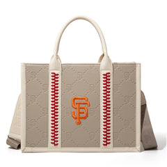 MLB-SF100-100   MLB San Francisco Giants Team Whipstitch Tote/Crossbody