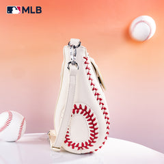 MLB-SF105  MLB San Francisco Giants Team Baseball Stitch Crossbody - Beige