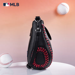 MLB-SF105  MLB San Francisco Giants Team Baseball Stitch Crossbody - Black