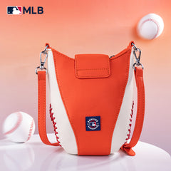 MLB-SF105  MLB San Francisco Giants Team Baseball Stitch Crossbody -Orange