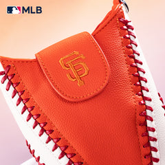 MLB-SF105  MLB San Francisco Giants Team Baseball Stitch Crossbody -Orange