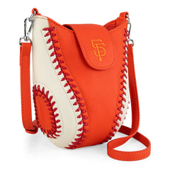 MLB-SF105  MLB San Francisco Giants Team Baseball Stitch Crossbody -Orange