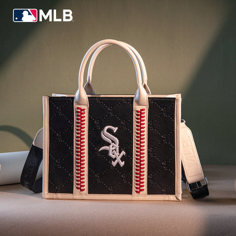 MLB-SX100-100  MLB Chicago White Sox Team  Whipstitch Tote/Crossbody