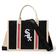 MLB-SX100-100  MLB Chicago White Sox Team  Whipstitch Tote/Crossbody