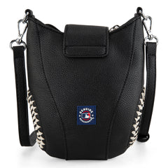 MLB-SX105  MLB Chicago White Sox Team Baseball Stitch Crossbody - Black