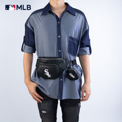 MLB-SX20-320  MLB Chicago White Sox Team Fanny Pack Belt Sling Bag