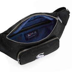 MLB-SX20-320  MLB Chicago White Sox Team Fanny Pack Belt Sling Bag