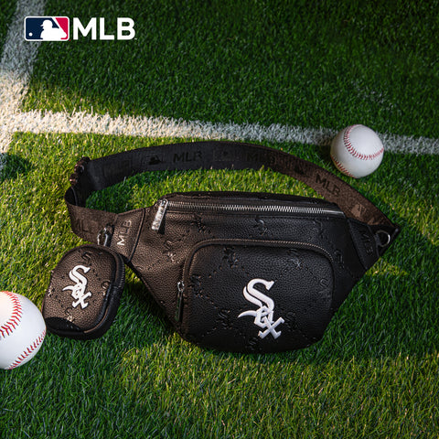 MLB-SX20-320  MLB Chicago White Sox Team Fanny Pack Belt Sling Bag