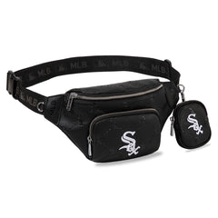 MLB-SX20-320  MLB Chicago White Sox Team Fanny Pack Belt Sling Bag