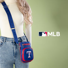 MLB-TX25-325 MLB Texas Rangers Team Shoulder Bag/ Crossbody Bag