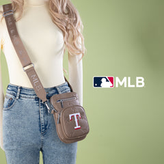 MLB-TX25-325 MLB Texas Rangers Team Shoulder Bag/ Crossbody Bag